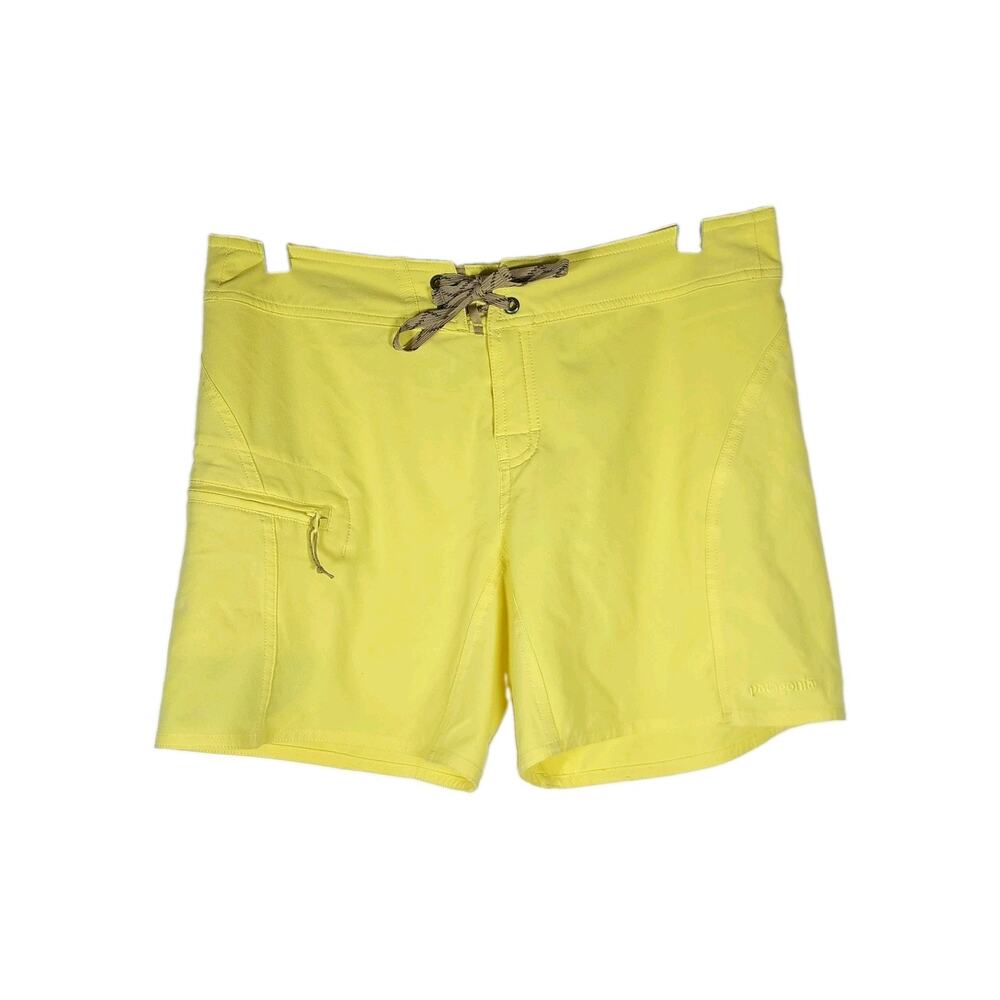Patagonia Meridian Women's Size 6 Yellow Outdoor Swim Board Shorts